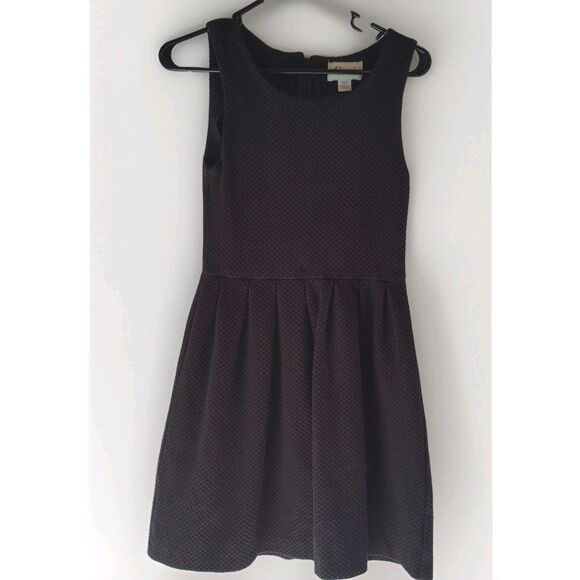 Ganni Noon and Night Textured Dress Fit Flare black Women XSmall - Picture 1 of 7